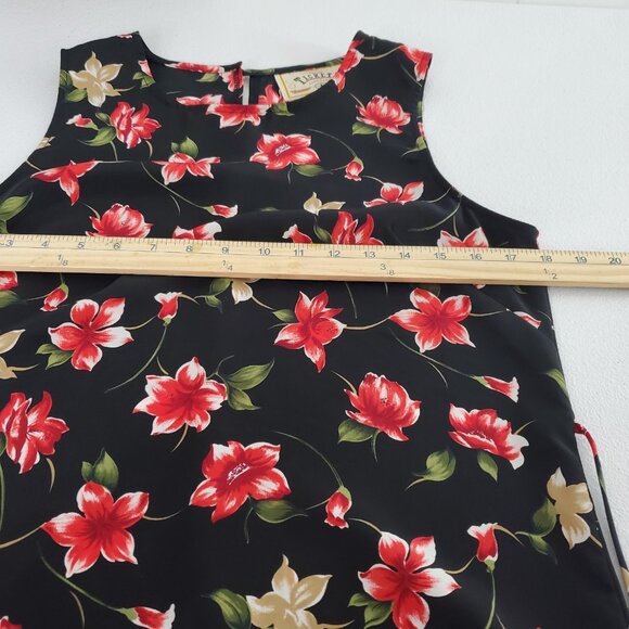 Timeless Tickets Womens Vintage Floral Maxi Dress Size M Tied Back Whismigoth - Picture 6 of 10